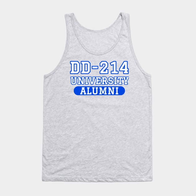 Patriotic DD-214 University Alumni Tank Top by Revinct_Designs